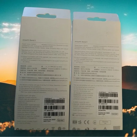 NEW AMAZFIT Band 5 Fitness Tracker in Olive and Black W/Alexa - Picture 11 of 11